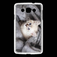 Coque LG L60 Chaton aux yeux bleus 10