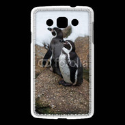 Coque LG L60 2 pingouins