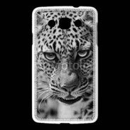 Coque LG L60 Léopard en noir et blanc 500