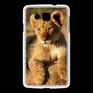 Coque LG L60 Portrait de lionceau 100