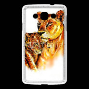 Coque LG L60 Illustration de félins