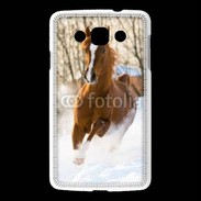 Coque LG L60 Cheval arabe dans la neige 100