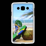 Coque LG L60 Plage Brésil et noix de coco