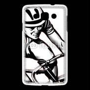 Coque LG L60 Dessin de cycliste