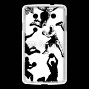 Coque LG L60 Silhouette de basketeur