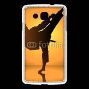 Coque LG L60 Silhouette de karatéka