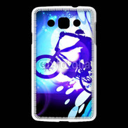 Coque LG L60 Illustration BMX bleu