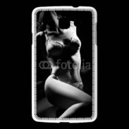 Coque LG L60 Charme noir et blanc