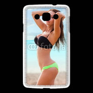 Coque LG L60 Belle femme à la plage 10