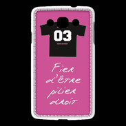 Coque LG L60 Pilier droit Bonus offensif-défensif Rose 2