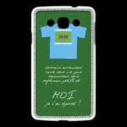 Coque LG L60 Moi je l'ai épousé Bonus offensif-défensif Vert 2