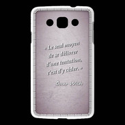 Coque LG L60 Tentation Rose Citation Oscar Wilde