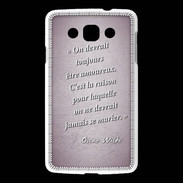 Coque LG L60 Toujours amoureux Rose Citation Oscar Wilde