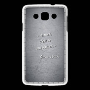 Coque LG L60 Aimer Noir Citation Oscar Wilde