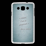 Coque LG L60 Aimer Turquoise Citation Oscar Wilde