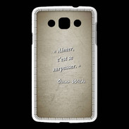 Coque LG L60 Aimer Sepia Citation Oscar Wilde