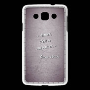 Coque LG L60 Aimer Violet Citation Oscar Wilde