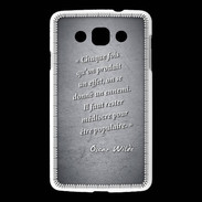 Coque LG L60 Chaque fois Noir Citation Oscar Wilde