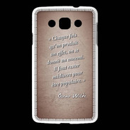 Coque LG L60 Chaque fois Rouge Citation Oscar Wilde
