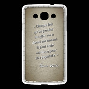 Coque LG L60 Chaque fois Sepia Citation Oscar Wilde