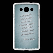 Coque LG L60 Chaque fois Turquoise Citation Oscar Wilde