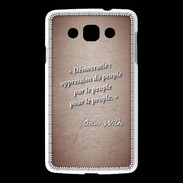 Coque LG L60 Démocratie Rouge Citation Oscar Wilde