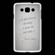 Coque LG L60 Brave Gris Citation Oscar Wilde