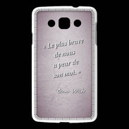 Coque LG L60 Brave Rose Citation Oscar Wilde