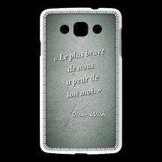 Coque LG L60 Brave Vert Citation Oscar Wilde