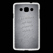 Coque LG L60 Ami poignardée Noir Citation Oscar Wilde