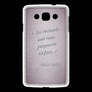 Coque LG L60 Ami poignardée Rose Citation Oscar Wilde