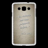 Coque LG L60 Ami poignardée Sepia Citation Oscar Wilde