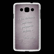 Coque LG L60 Ami poignardée Violet Citation Oscar Wilde