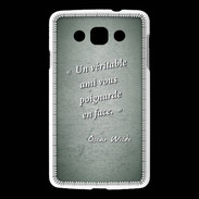 Coque LG L60 Ami poignardée Vert Citation Oscar Wilde