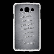 Coque LG L60 Avis gens Noir Citation Oscar Wilde