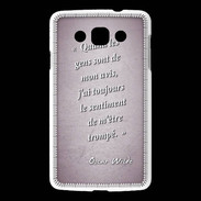 Coque LG L60 Avis gens Rose Citation Oscar Wilde