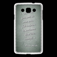 Coque LG L60 Avis gens Vert Citation Oscar Wilde