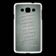 Coque LG L60 Bons heureux Vert Citation Oscar Wilde