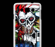 Coque LG L60 Tête de mort Graffiti couleur