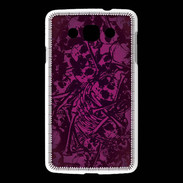 Coque LG L60 Skull and bones Rose