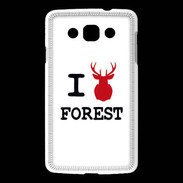 Coque LG L60 I love Forest