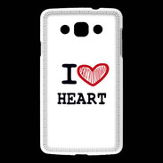Coque LG L60 I love Heart