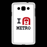 Coque LG L60 I love Metro