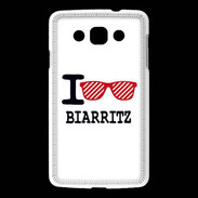 Coque LG L60 I love Biarritz 2