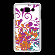 Coque LG L60 motif floral orange