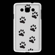 Coque LG L60 pattes de chats/chiens 2