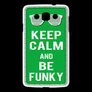 Coque LG L60 Keep Calm Funky Vert