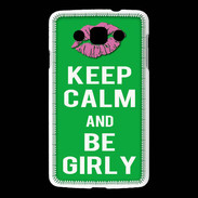 Coque LG L60 Keep Calm Girly Vert