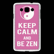 Coque LG L60 Keep Calm Be Zen Rose