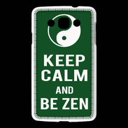 Coque LG L60 Keep Calm Be Zen Vert